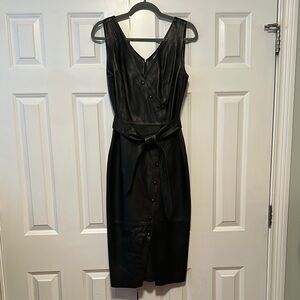 Black Leather Dress Antonio Melani